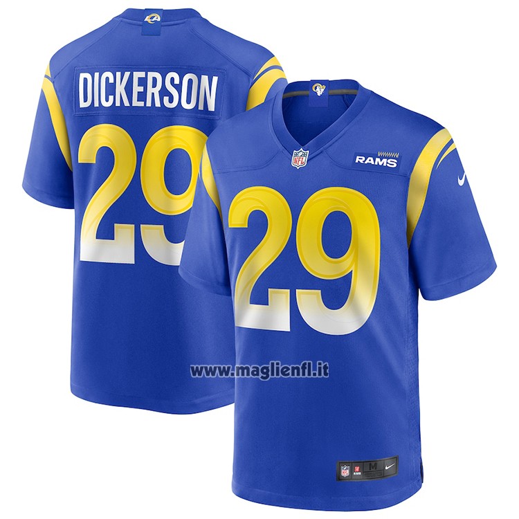 Maglia NFL Game Los Angeles Rams Eric Dickerson Retired Blu